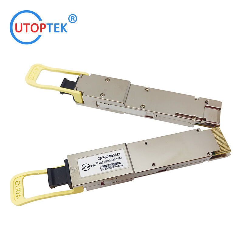 Cisco Compatible 400Gb/s QSFP-DD SR8 850nm VCSEL MPO-16 100m Optical Transceiver Module